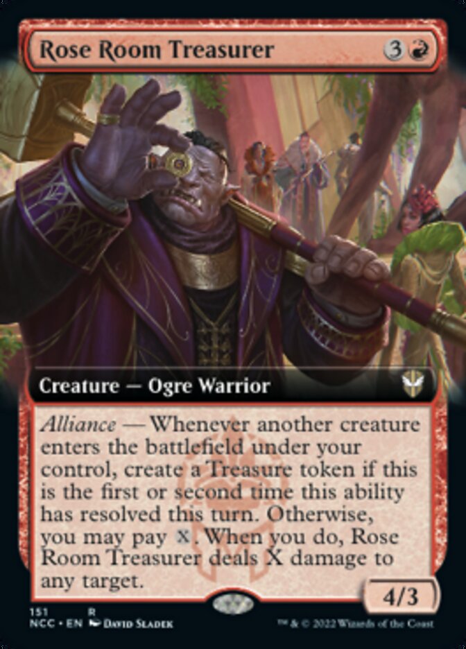Rose Room Treasurer (Extended Art) [Streets of New Capenna Commander] | Webway Games
