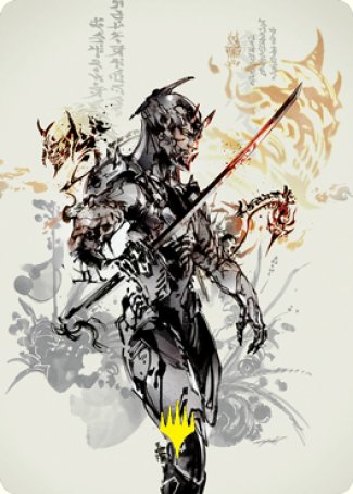 Satoru Umezawa 1 Art Card (Gold-Stamped Signature) [Kamigawa: Neon Dynasty Art Series] | Webway Games