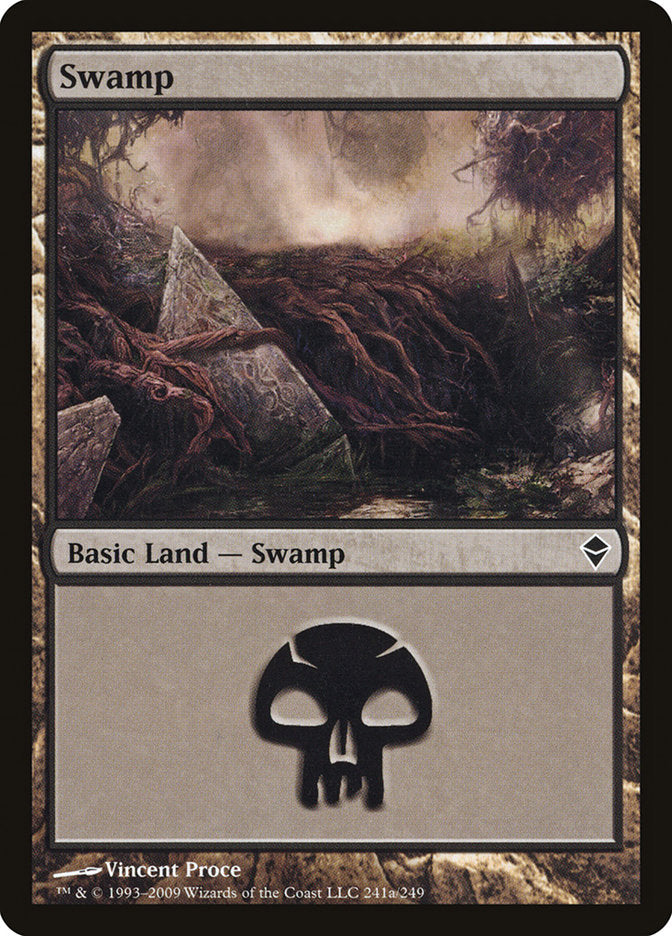 Swamp (#241a) [Zendikar] | Webway Games