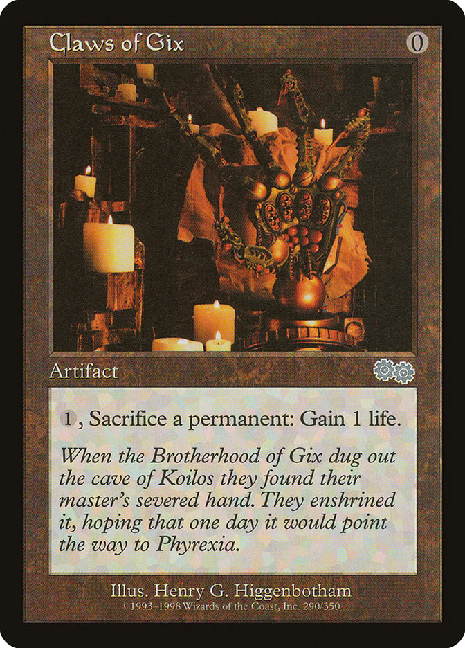 Claws of Gix [Urza's Saga] | Webway Games