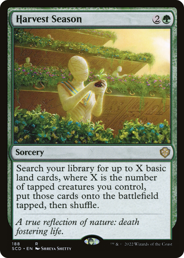 Harvest Season [Starter Commander Decks] | Webway Games