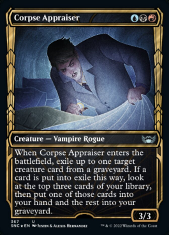 Corpse Appraiser (Showcase Golden Age Gilded Foil) [Streets of New Capenna] | Webway Games