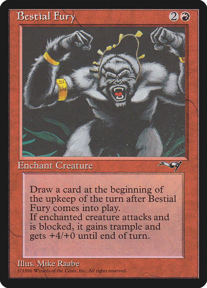 Bestial Fury (Fists Raised) [Alliances] | Webway Games