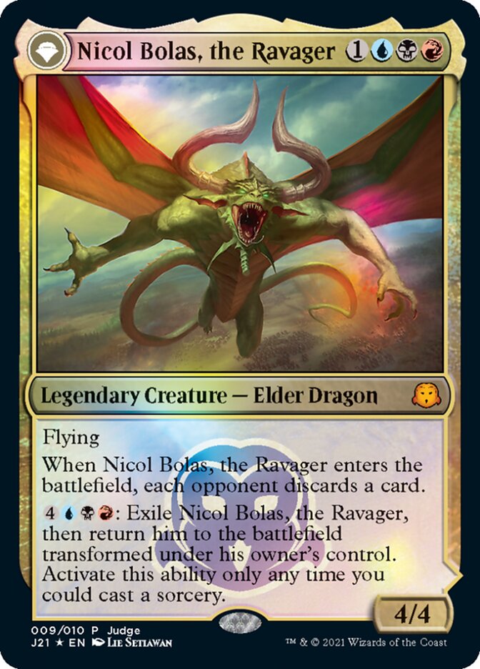 Nicol Bolas, the Ravager [Judge Gift Cards 2021] | Webway Games