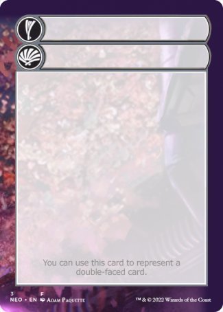 Helper Card (3/9) [Kamigawa: Neon Dynasty Tokens] | Webway Games