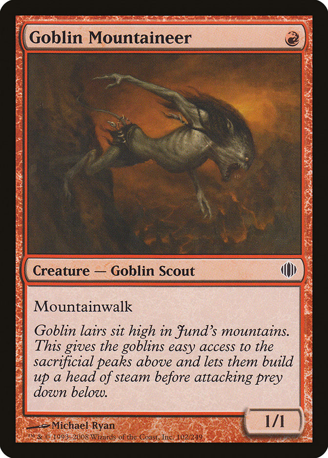 Goblin Mountaineer [Shards of Alara] | Webway Games