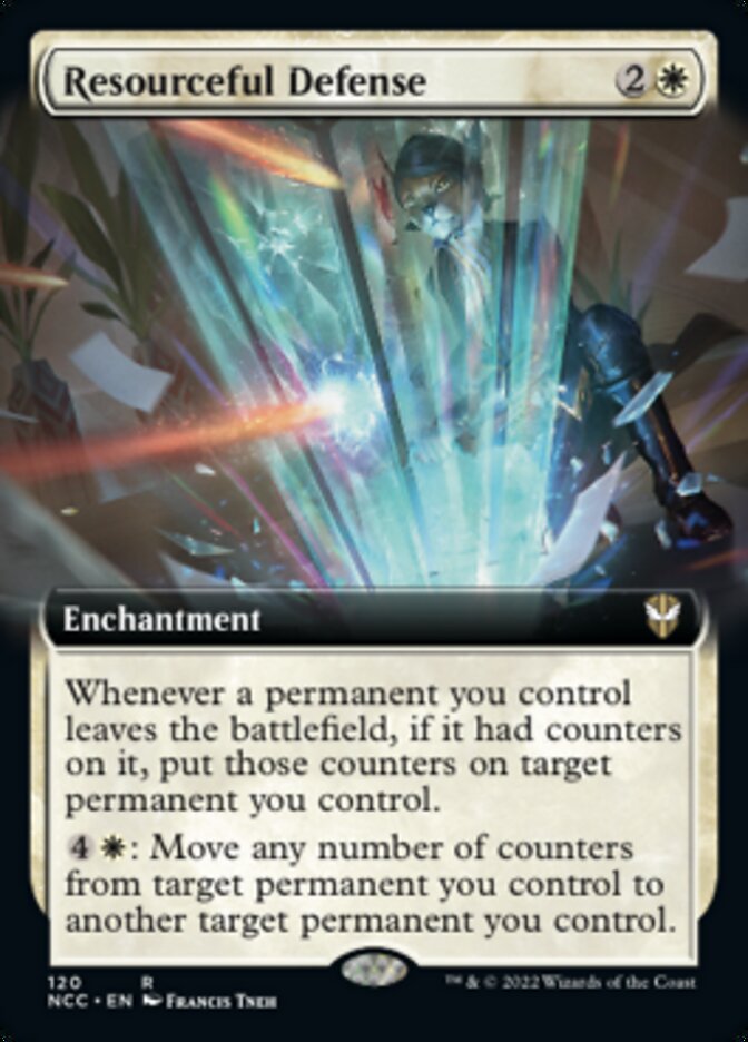Resourceful Defense (Extended Art) [Streets of New Capenna Commander] | Webway Games