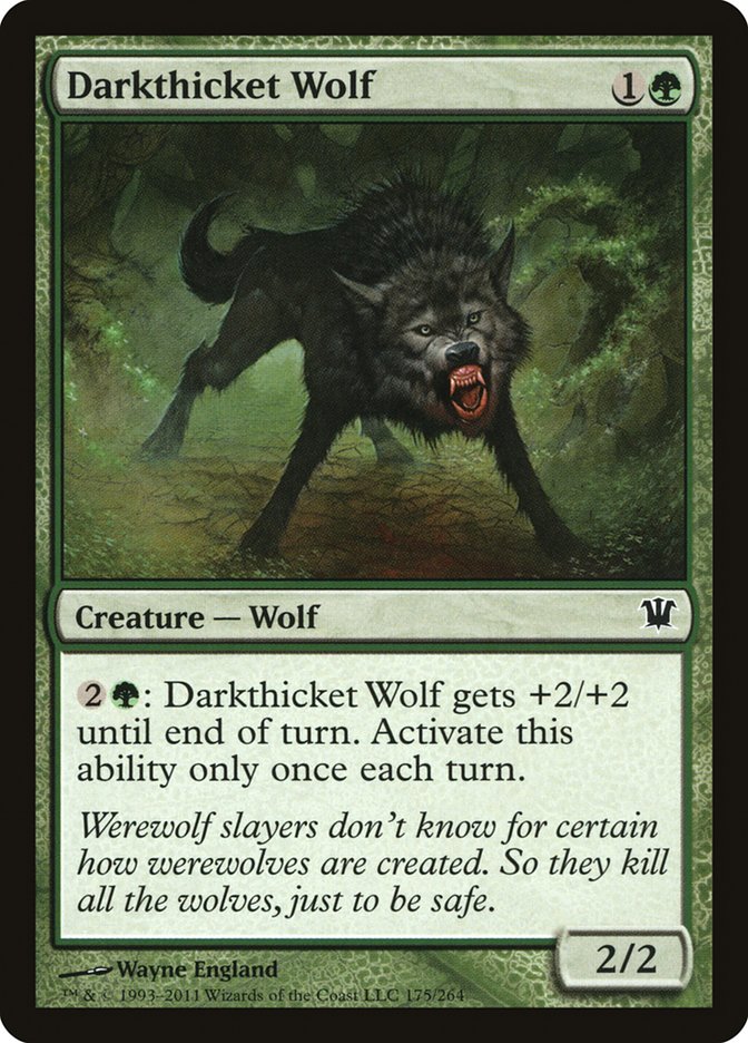 Darkthicket Wolf [Innistrad] | Webway Games
