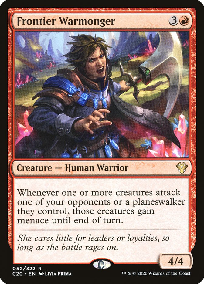 Frontier Warmonger [Commander 2020] | Webway Games