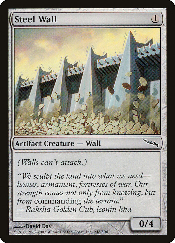 Steel Wall [Mirrodin] | Webway Games