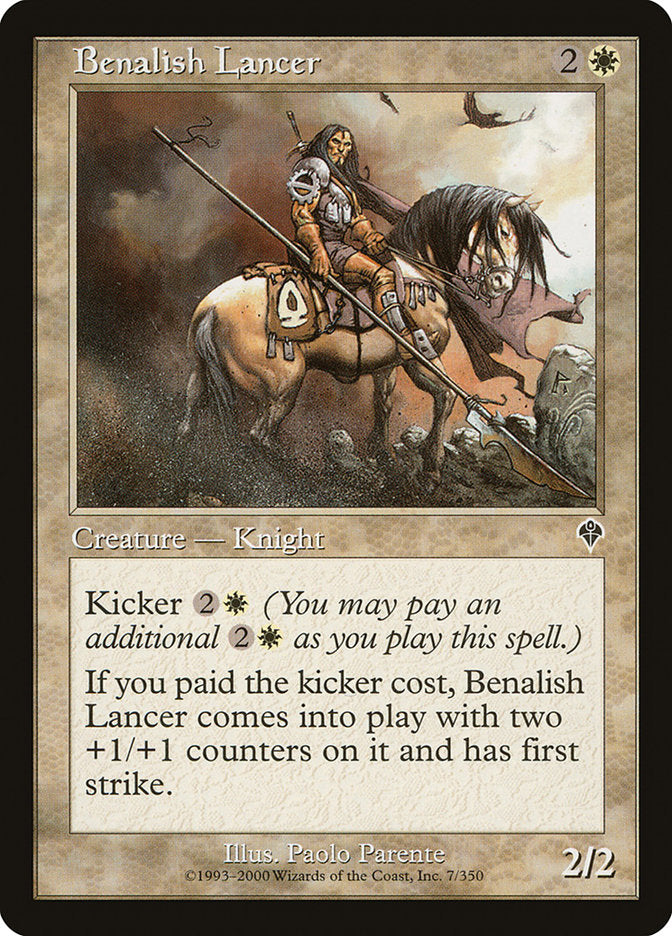 Benalish Lancer [Invasion] | Webway Games