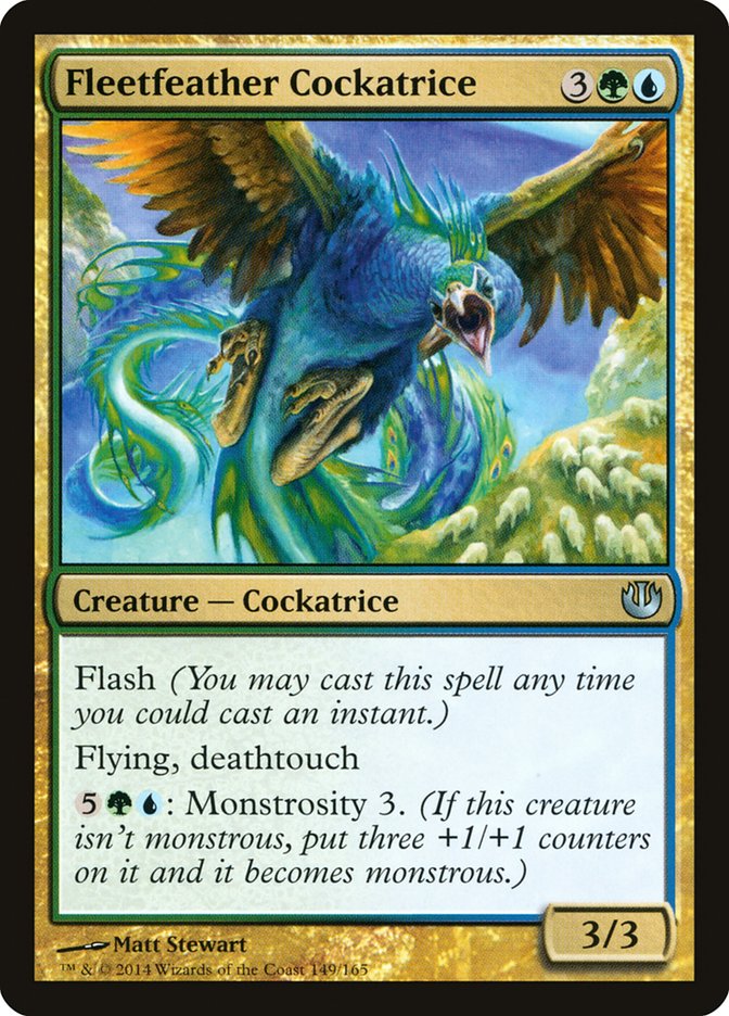 Fleetfeather Cockatrice [Journey into Nyx] | Webway Games