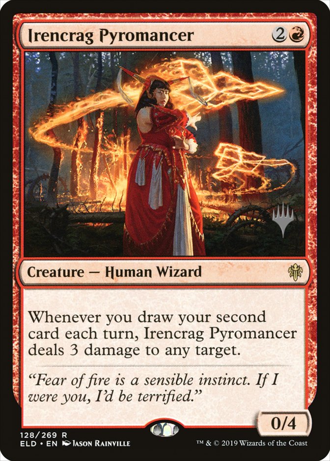 Irencrag Pyromancer (Promo Pack) [Throne of Eldraine Promos] | Webway Games