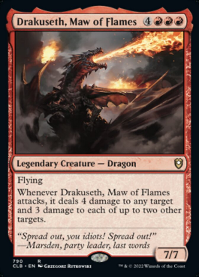 Drakuseth, Maw of Flames [Commander Legends: Battle for Baldur's Gate] | Webway Games