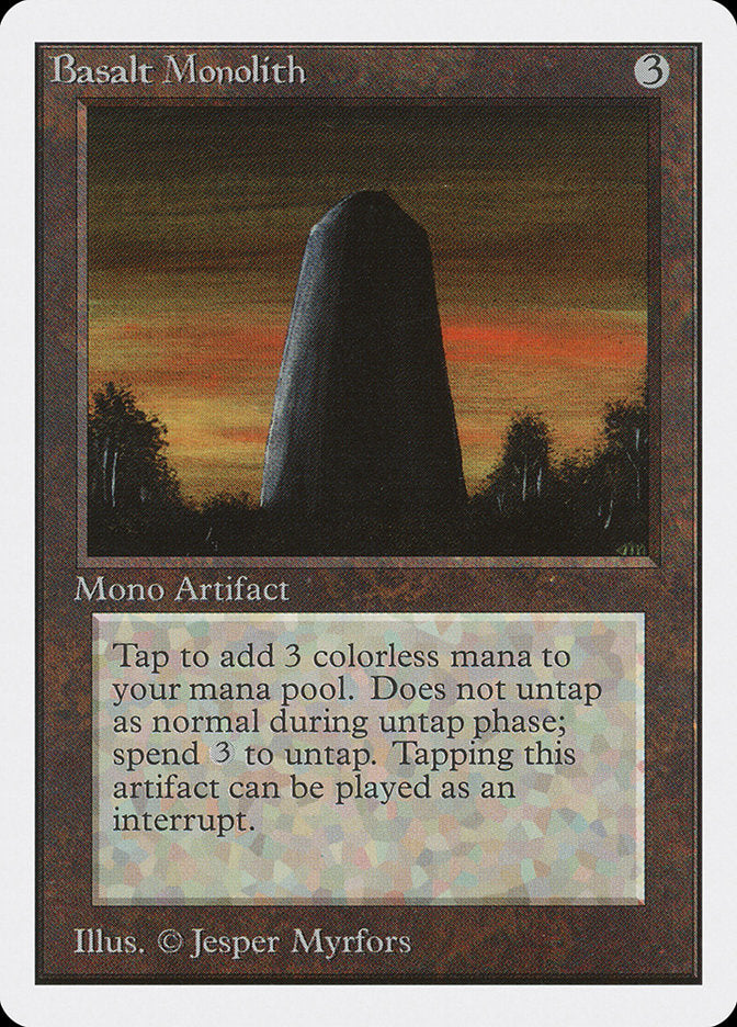 Basalt Monolith [Unlimited Edition] | Webway Games