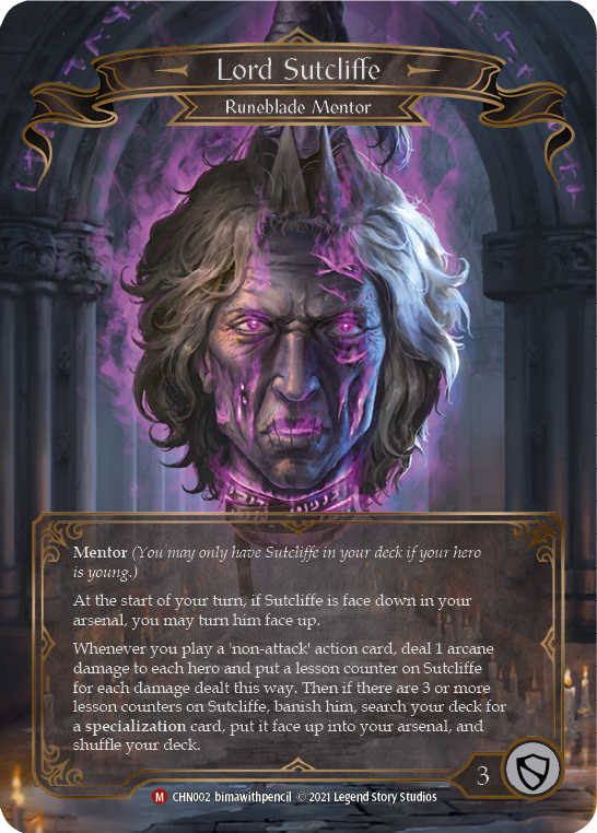 Lord Sutcliffe [CHN002] (Monarch Chane Blitz Deck) | Webway Games