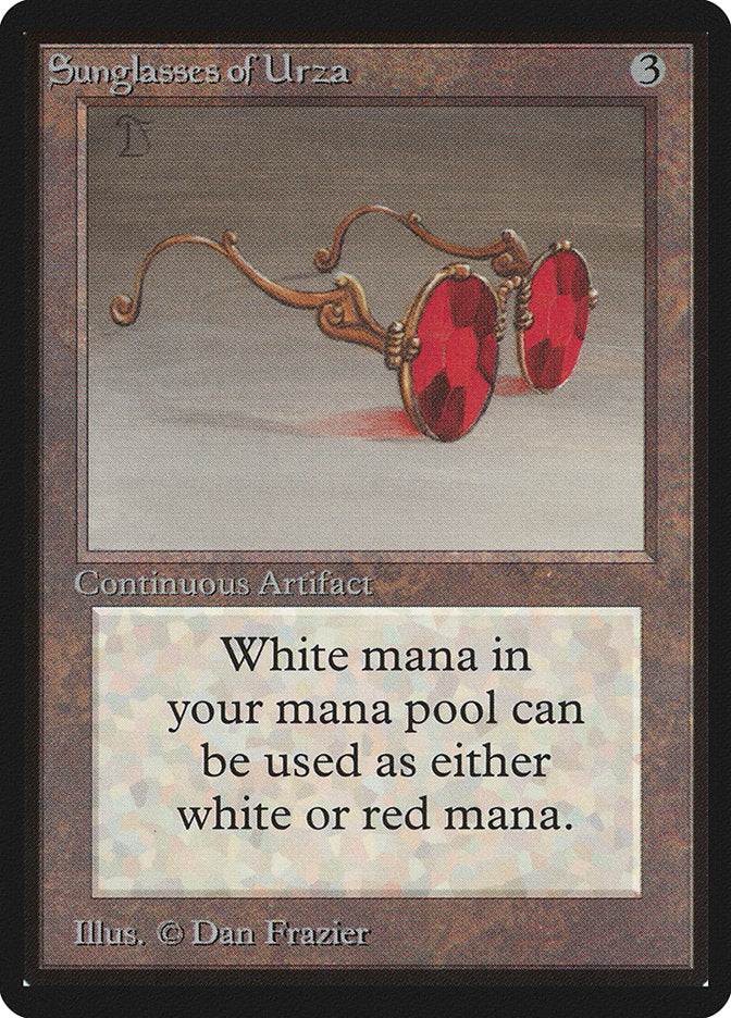 Sunglasses of Urza [Limited Edition Beta] | Webway Games