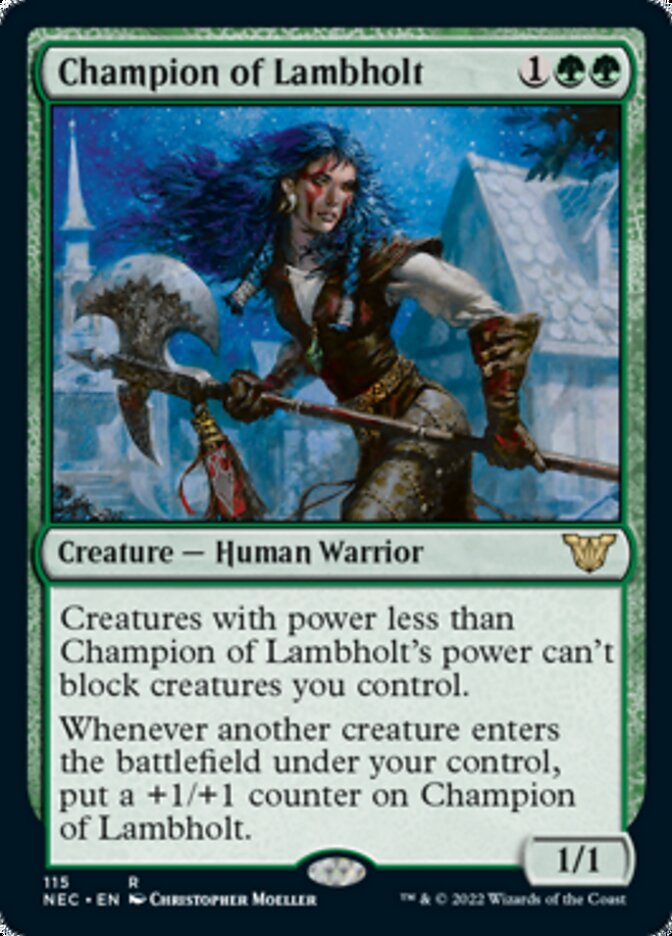 Champion of Lambholt [Kamigawa: Neon Dynasty Commander] | Webway Games