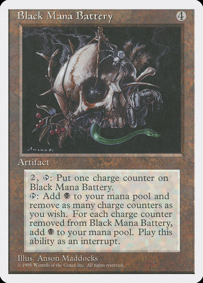 Black Mana Battery [Fourth Edition] | Webway Games