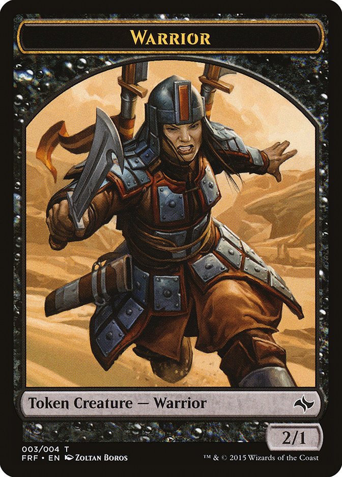 Warrior [Fate Reforged Tokens] | Webway Games