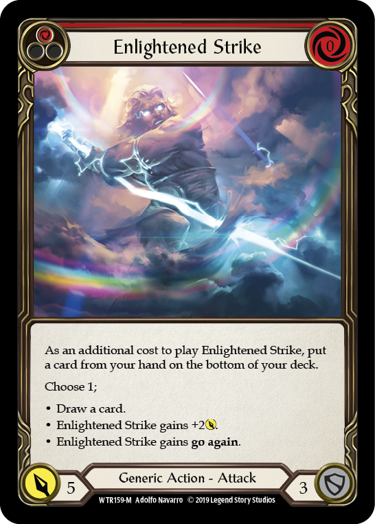 Enlightened Strike [WTR159-M] Alpha Print Rainbow Foil | Webway Games