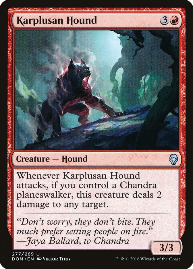 Karplusan Hound [Dominaria] | Webway Games