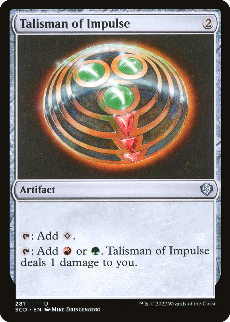 Talisman of Impulse [Starter Commander Decks] | Webway Games