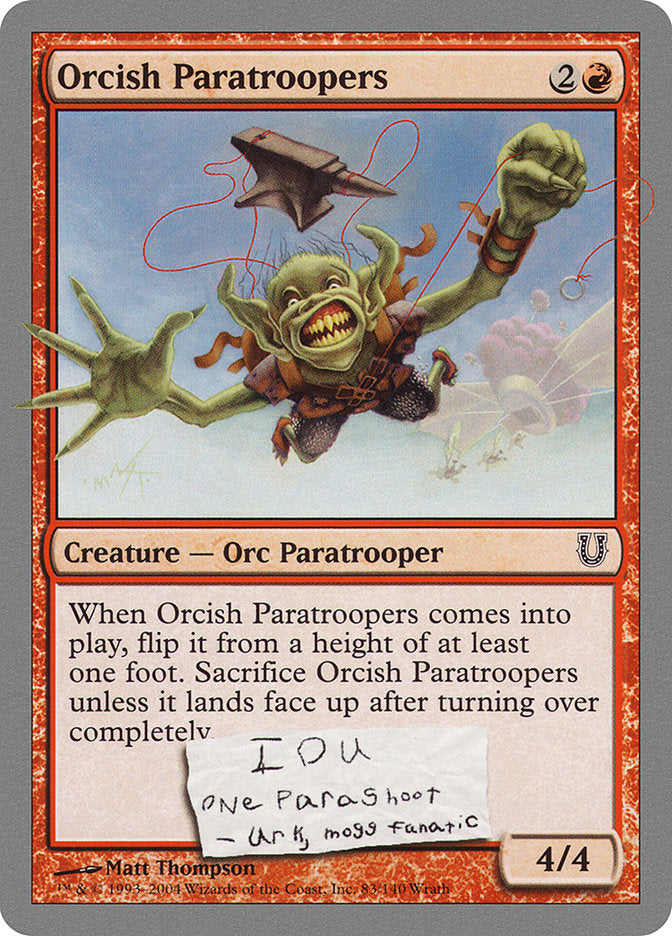 Orcish Paratroopers [Unhinged] | Webway Games