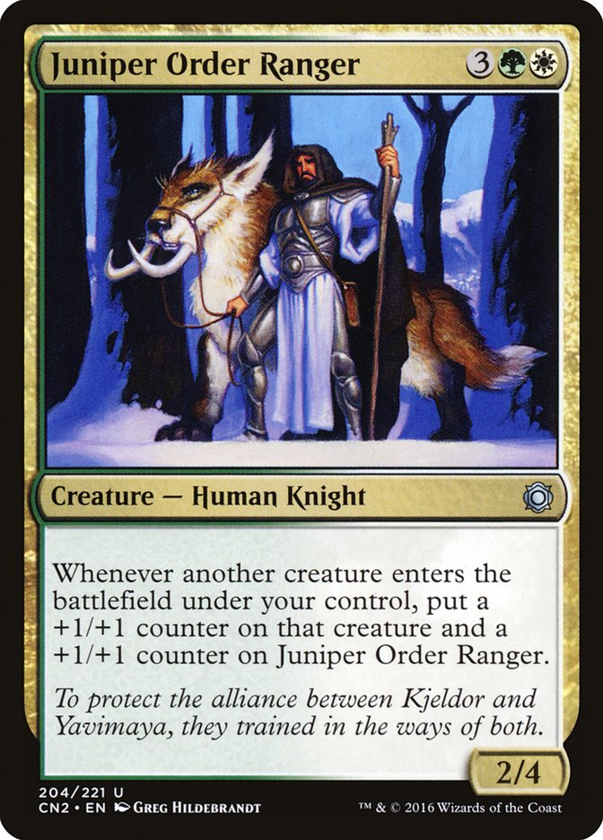Juniper Order Ranger [Conspiracy: Take the Crown] | Webway Games