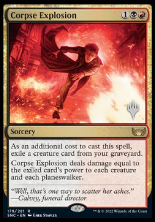 Corpse Explosion (Promo Pack) [Streets of New Capenna Promos] | Webway Games
