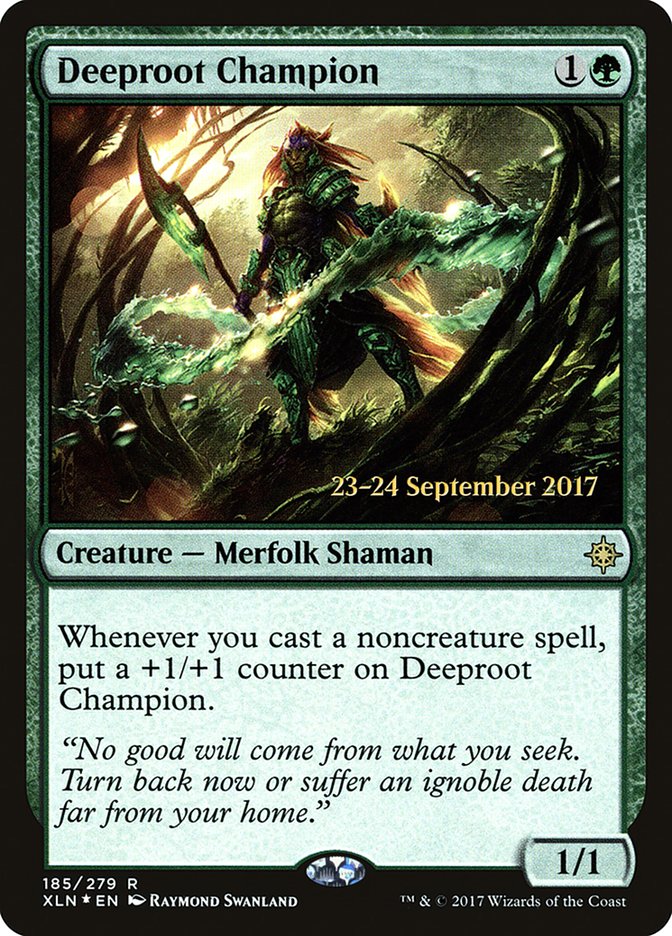Deeproot Champion  (Prerelease) [Ixalan Prerelease Promos] | Webway Games
