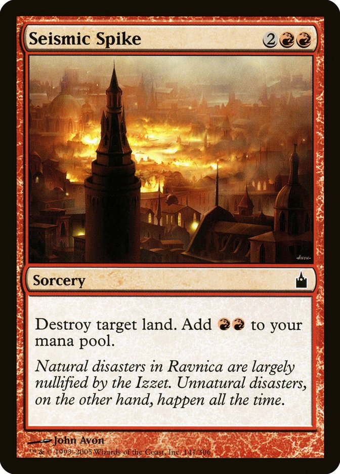 Seismic Spike [Ravnica: City of Guilds] | Webway Games