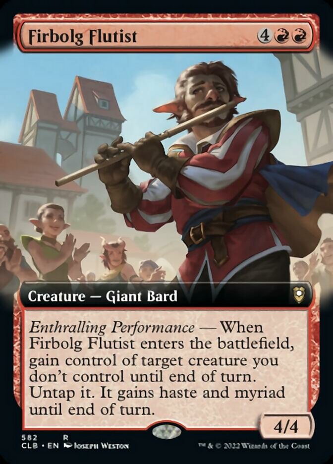 Firbolg Flutist (Extended Art) [Commander Legends: Battle for Baldur's Gate] | Webway Games