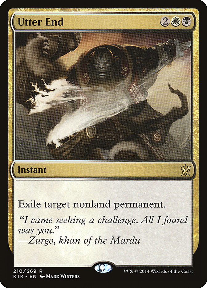 Utter End [Khans of Tarkir] | Webway Games