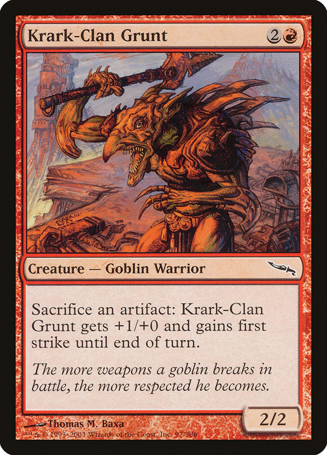 Krark-Clan Grunt [Mirrodin] | Webway Games