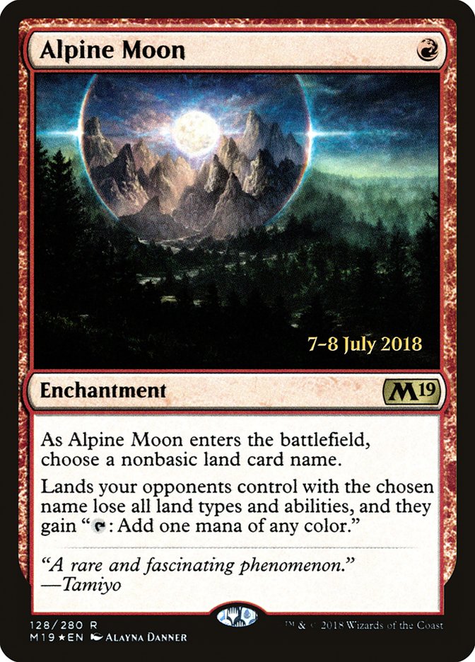 Alpine Moon  [Core Set 2019 Prerelease Promos] | Webway Games