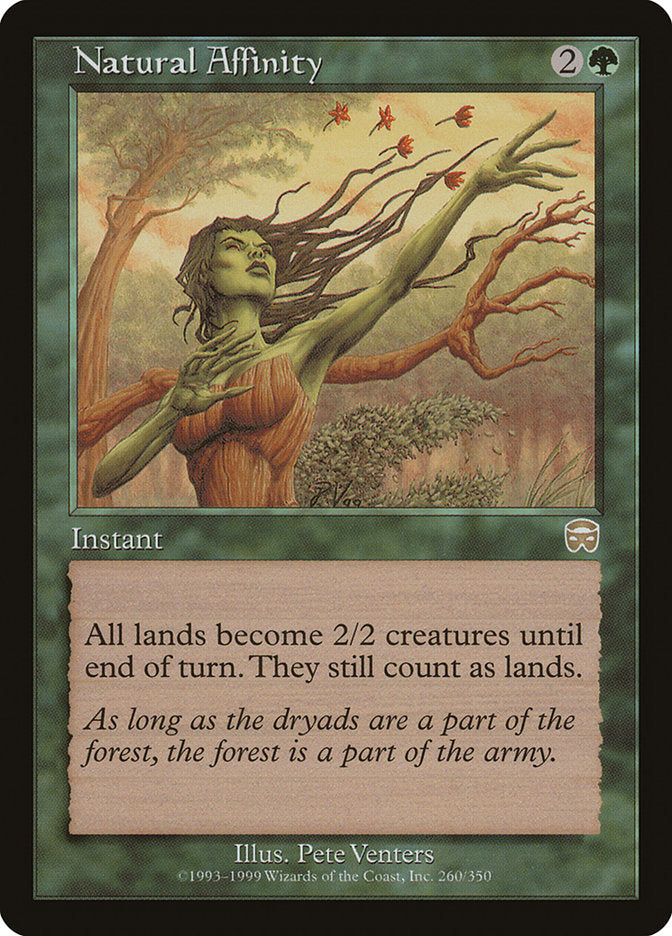 Natural Affinity [Mercadian Masques] | Webway Games