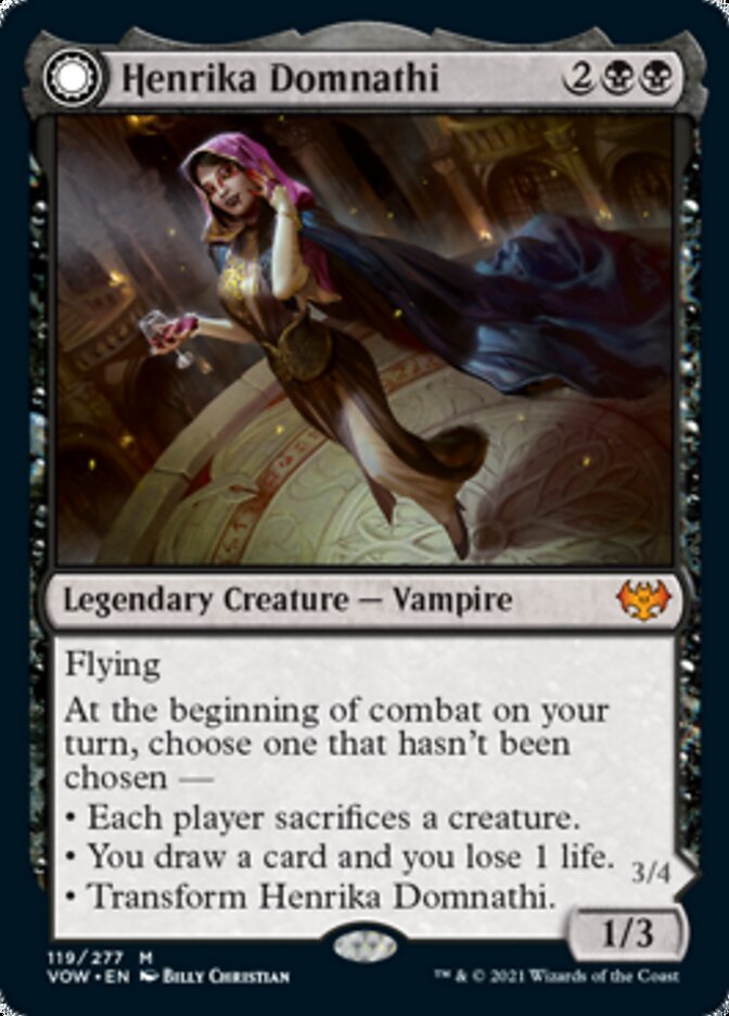Henrika Domnathi // Henrika, Infernal Seer [Innistrad: Crimson Vow] | Webway Games