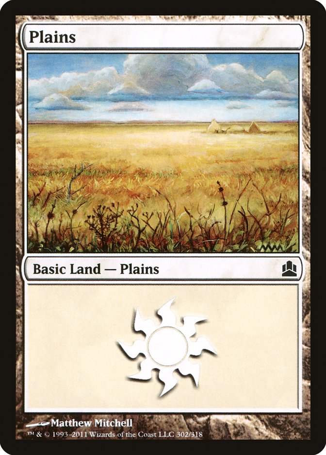 Plains (#302) [Commander 2011] | Webway Games