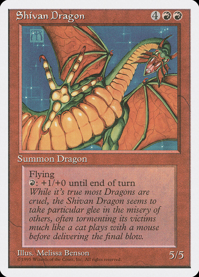 Shivan Dragon [Fourth Edition] | Webway Games