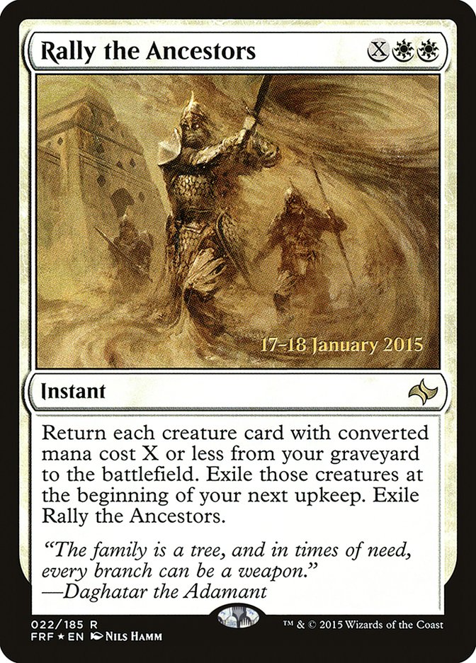 Rally the Ancestors  (Prerelease) [Fate Reforged Prerelease Promos] | Webway Games