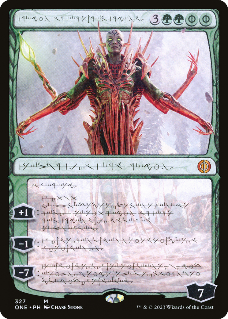 Nissa, Ascended Animist (Phyrexian) [Phyrexia: All Will Be One] | Webway Games