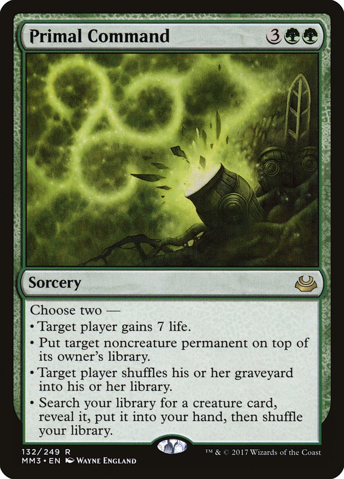 Primal Command [Modern Masters 2017] | Webway Games