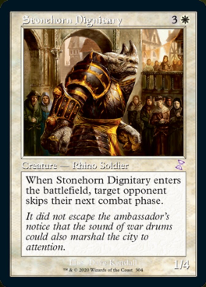 Stonehorn Dignitary (Timeshifted) [Time Spiral Remastered] | Webway Games