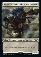 Soldier (003) // Ultramarines Honour Guard Double-sided Token (Surge Foil) [Universes Beyond: Warhammer 40,000 Tokens] | Webway Games