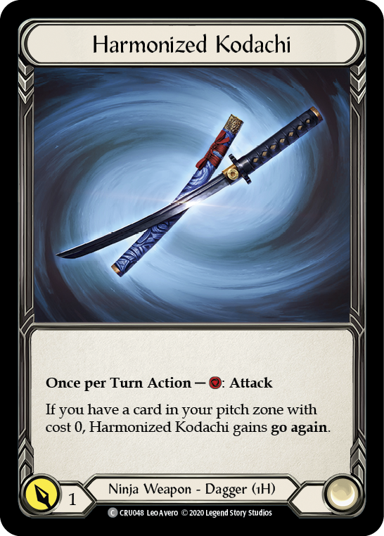 Harmonized Kodachi [CRU048] 1st Edition Normal | Webway Games