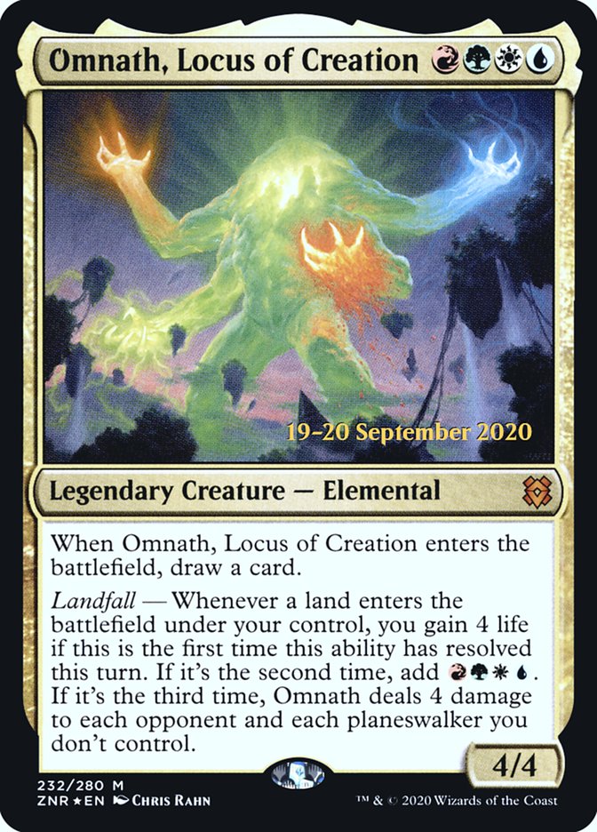 Omnath, Locus of Creation  [Zendikar Rising Prerelease Promos] | Webway Games