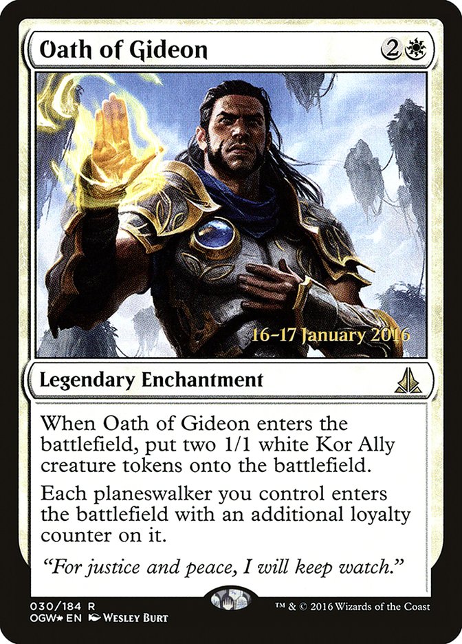 Oath of Gideon (Prerelease) [Oath of the Gatewatch Prerelease Promos] | Webway Games