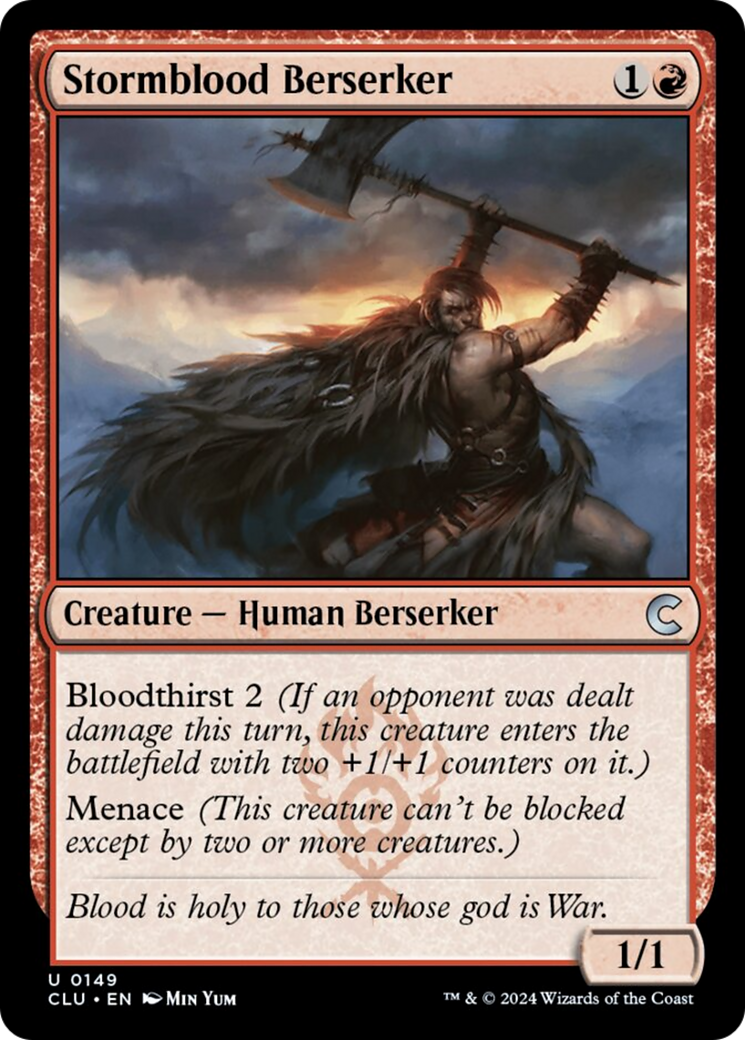 Stormblood Berserker [Ravnica: Clue Edition] | Webway Games