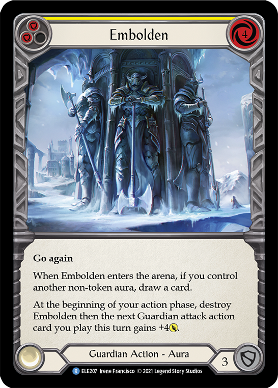 Embolden (Yellow) [ELE207] (Tales of Aria)  1st Edition Normal | Webway Games